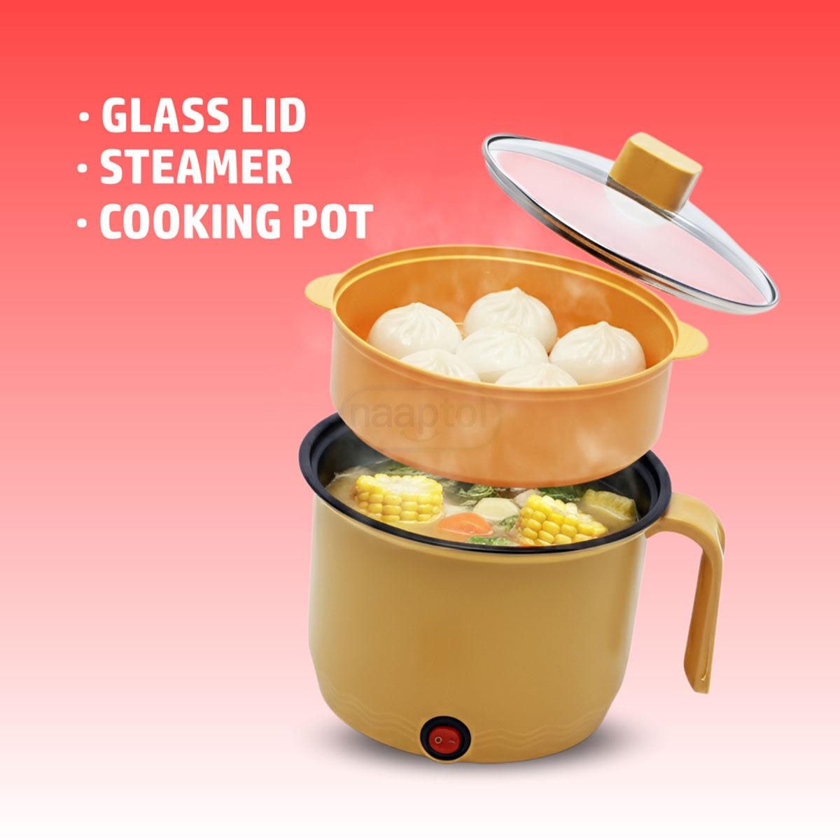 2-in-1 Electric Cooker and Steamer 1.8L Capacity - Eazylife