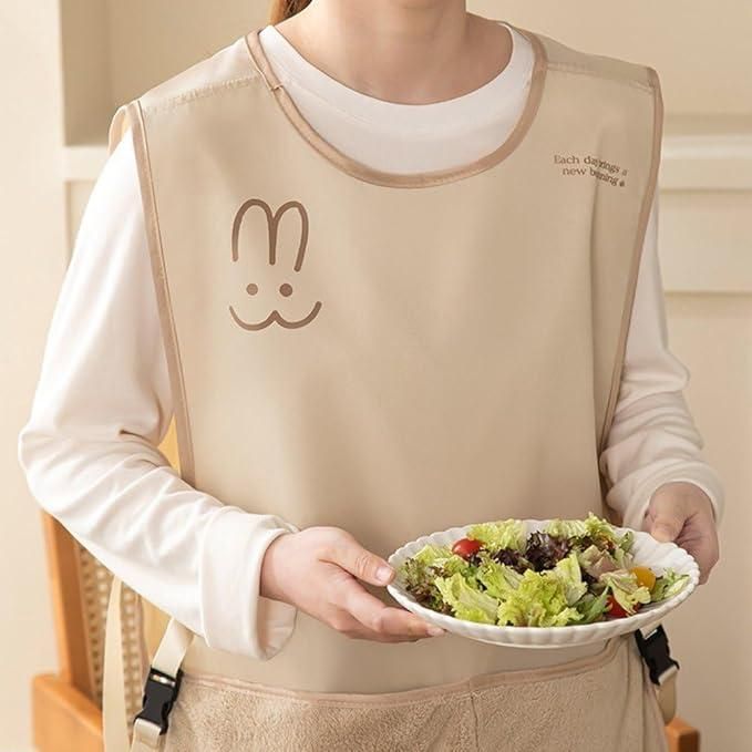 Wipeable Waterproof Kitchen Apron with Stain-Resistant Protection - Eazylife